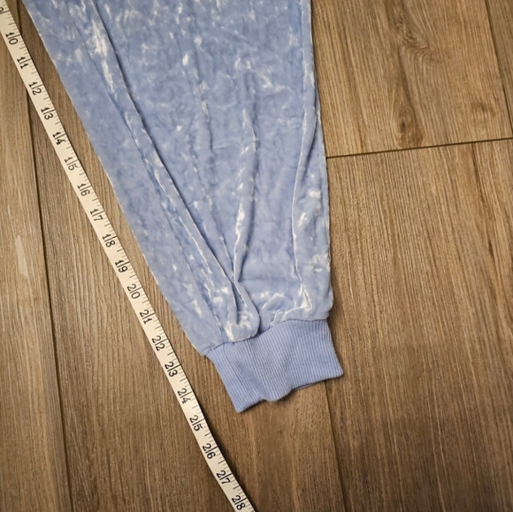 Light Blue Aerie Velvet Joggers Sz XL - Picture 5 of 9